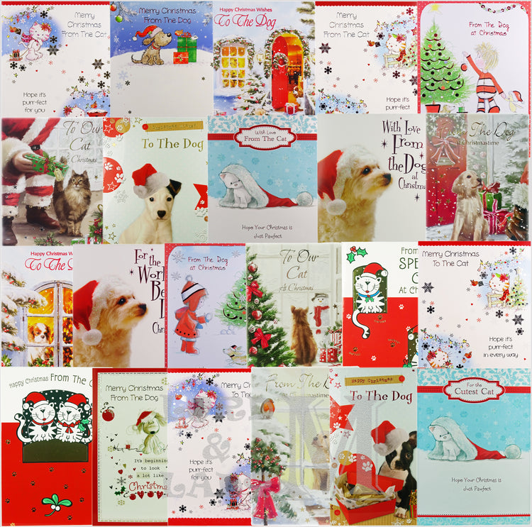 Pet Cards - To And From The Cat Or Dog