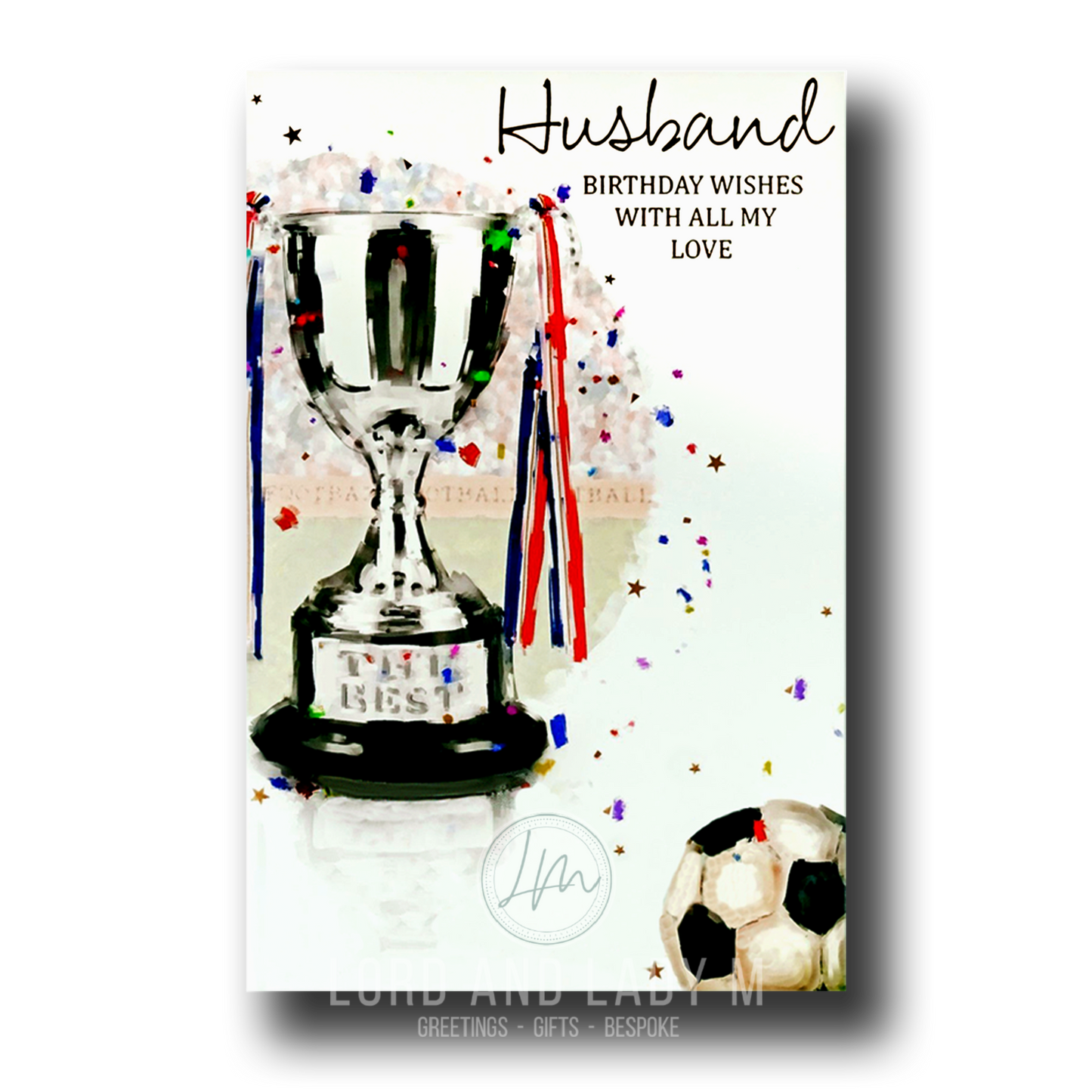 27cm - Husband - Football Cup - Lge Let - E