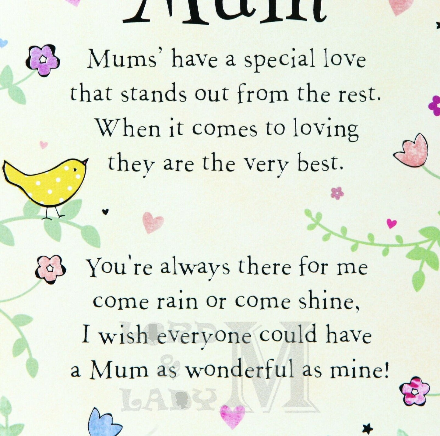 17cm - Mum Mum's Have A Special Love - OH