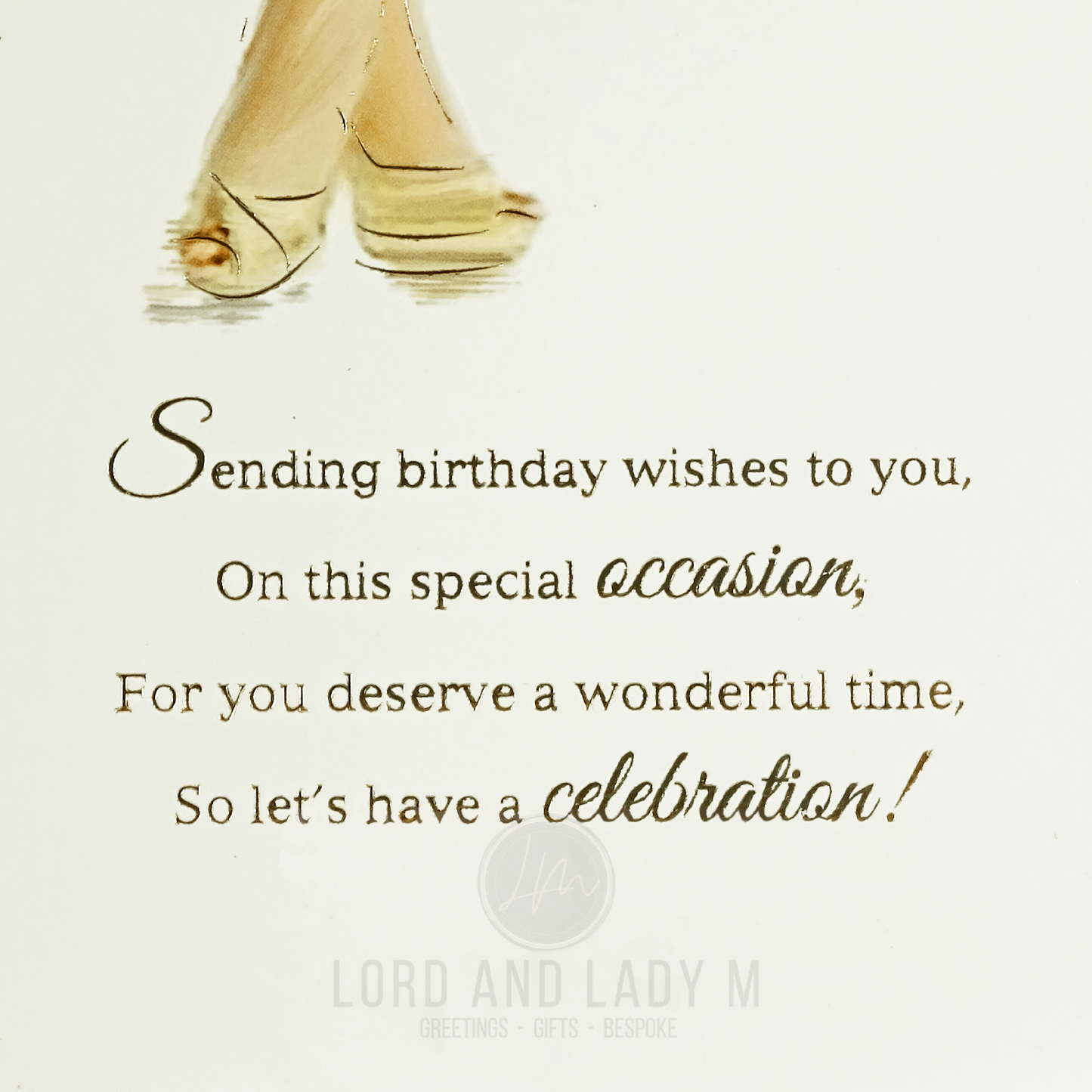 23cm - For A Special Friend ... - Black Dress - E