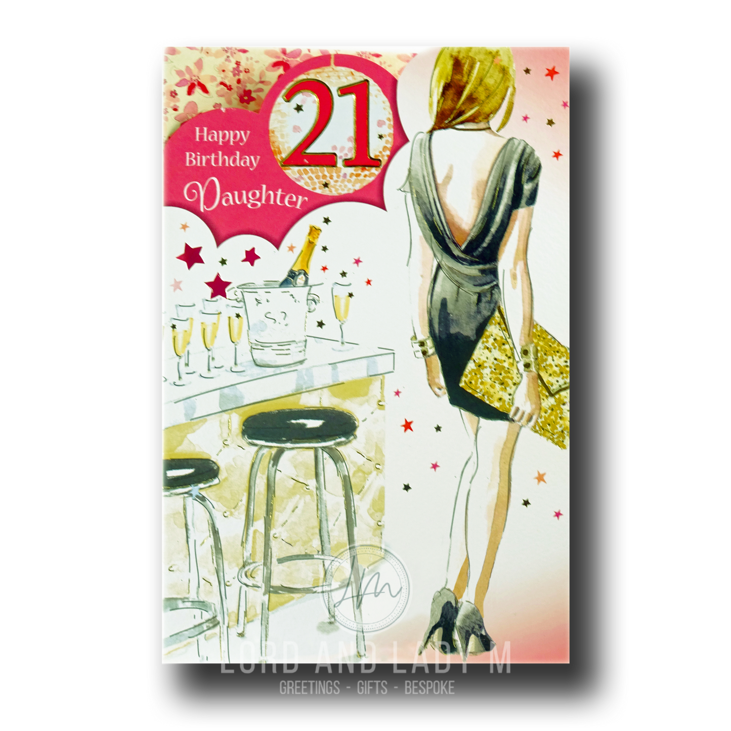23cm - Happy Birthday Daughter 21 - P