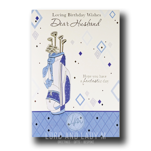 22cm - Loving Birthday Wishes ... - Golf Clubs - E