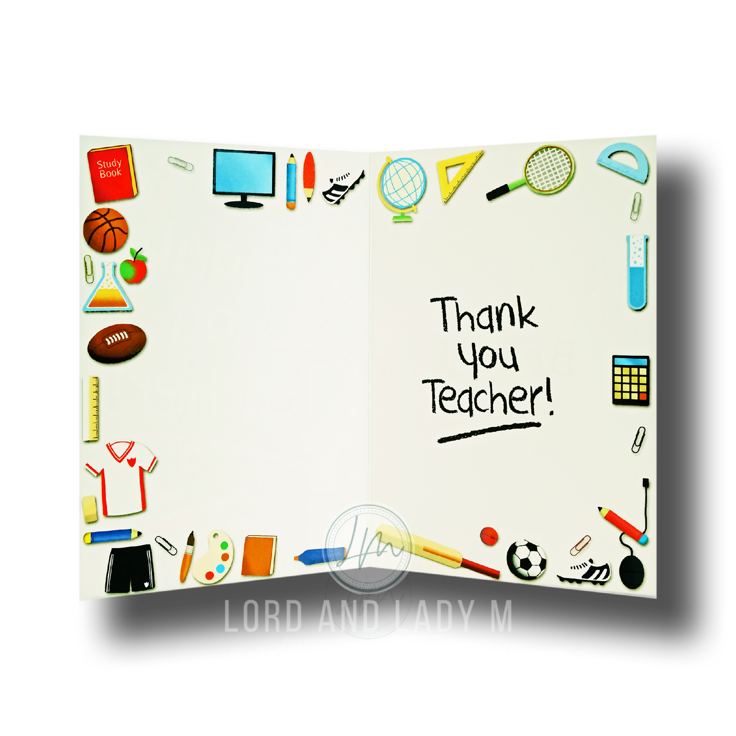 19cm - Thank You Teacher! - Subject Items - DGC