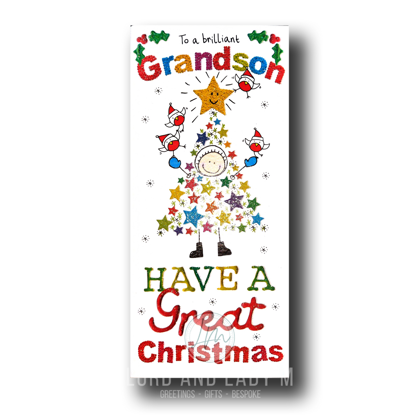 22cm - To A Brilliant Grandson Have A Great - OH