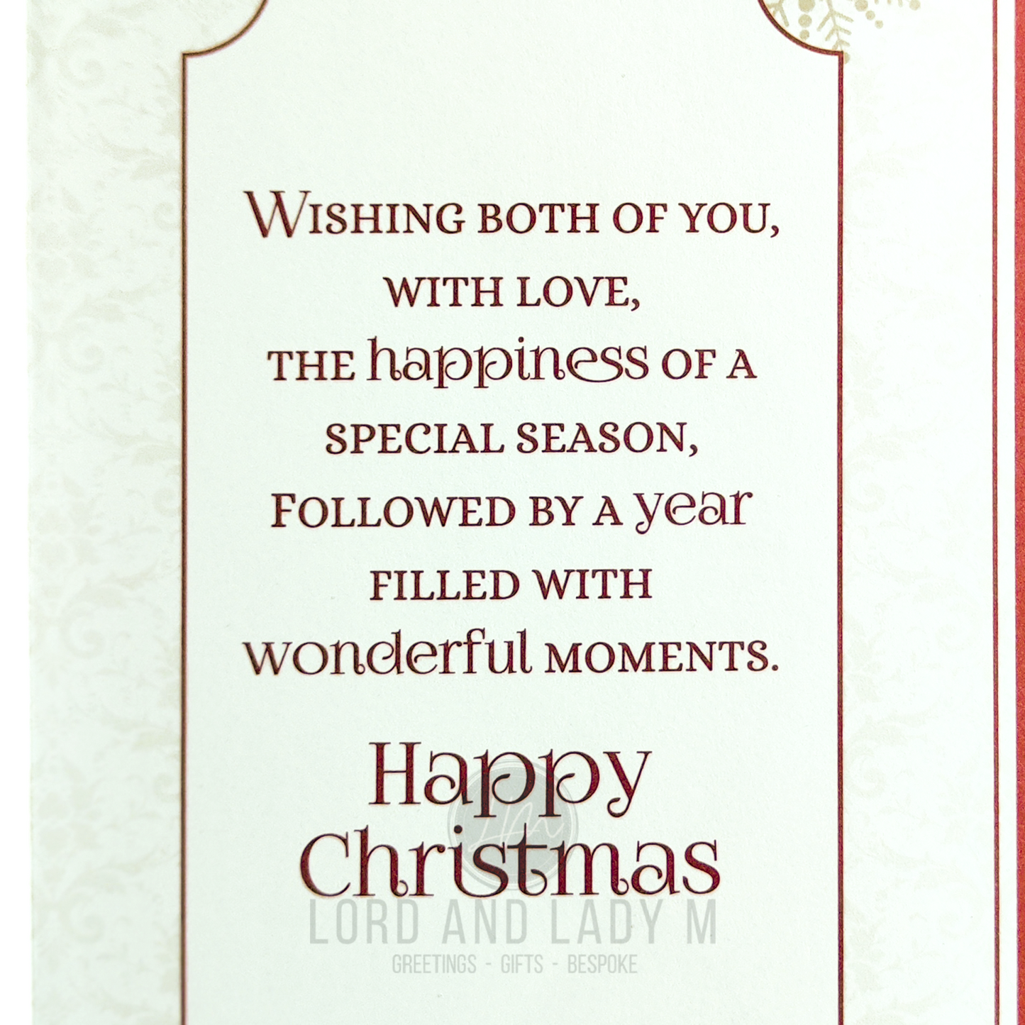 23cm - Christmas Wishes Grandma & Grandad - BGC