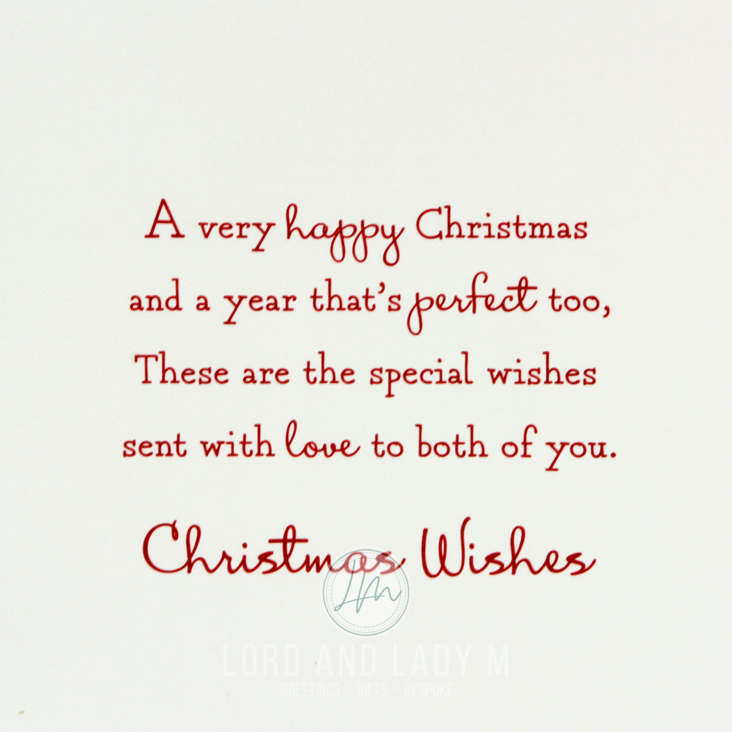 23cm - To A Special Son & Your Girlfriend ...
