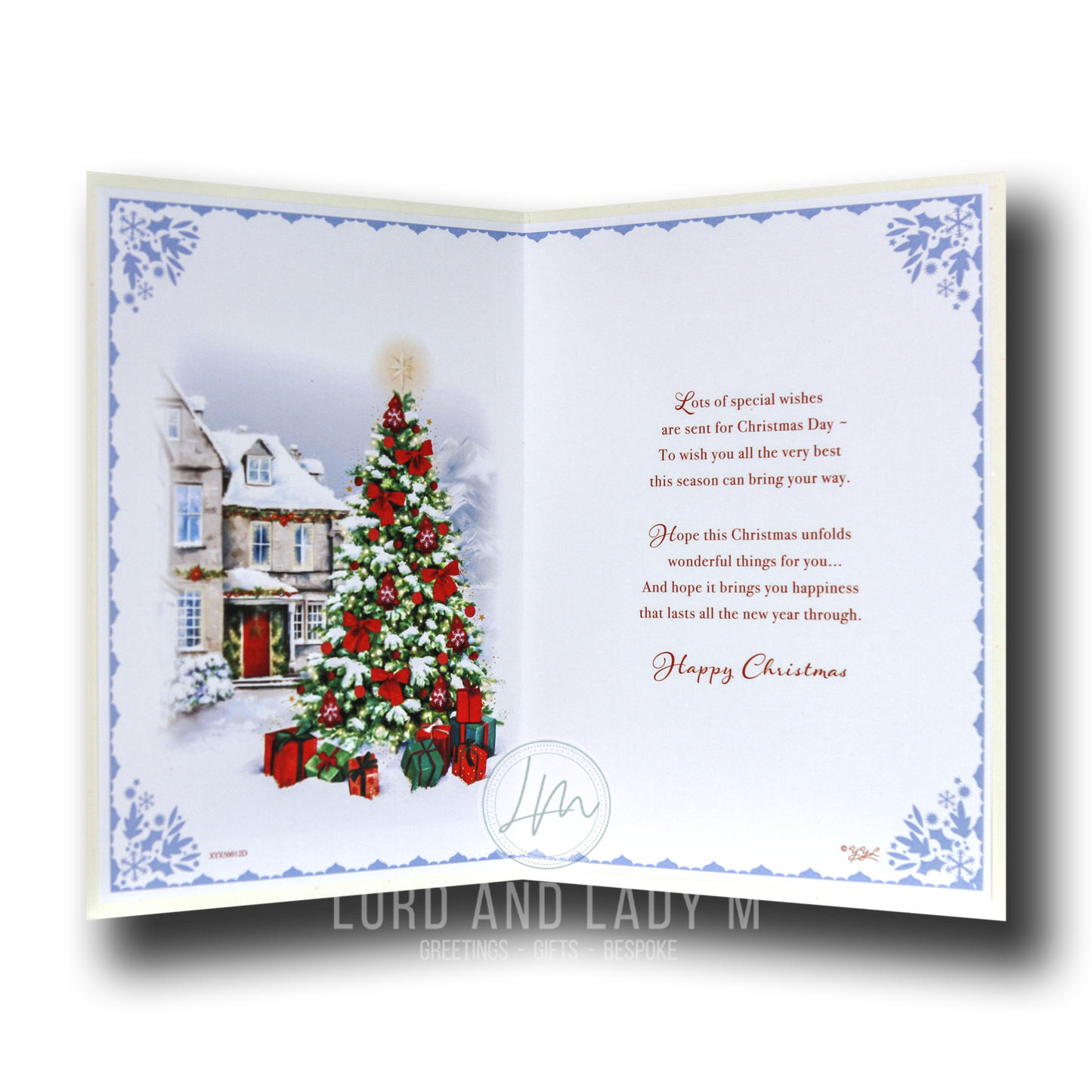 19cm - To A Special Godmother - Christmas Tree -GH