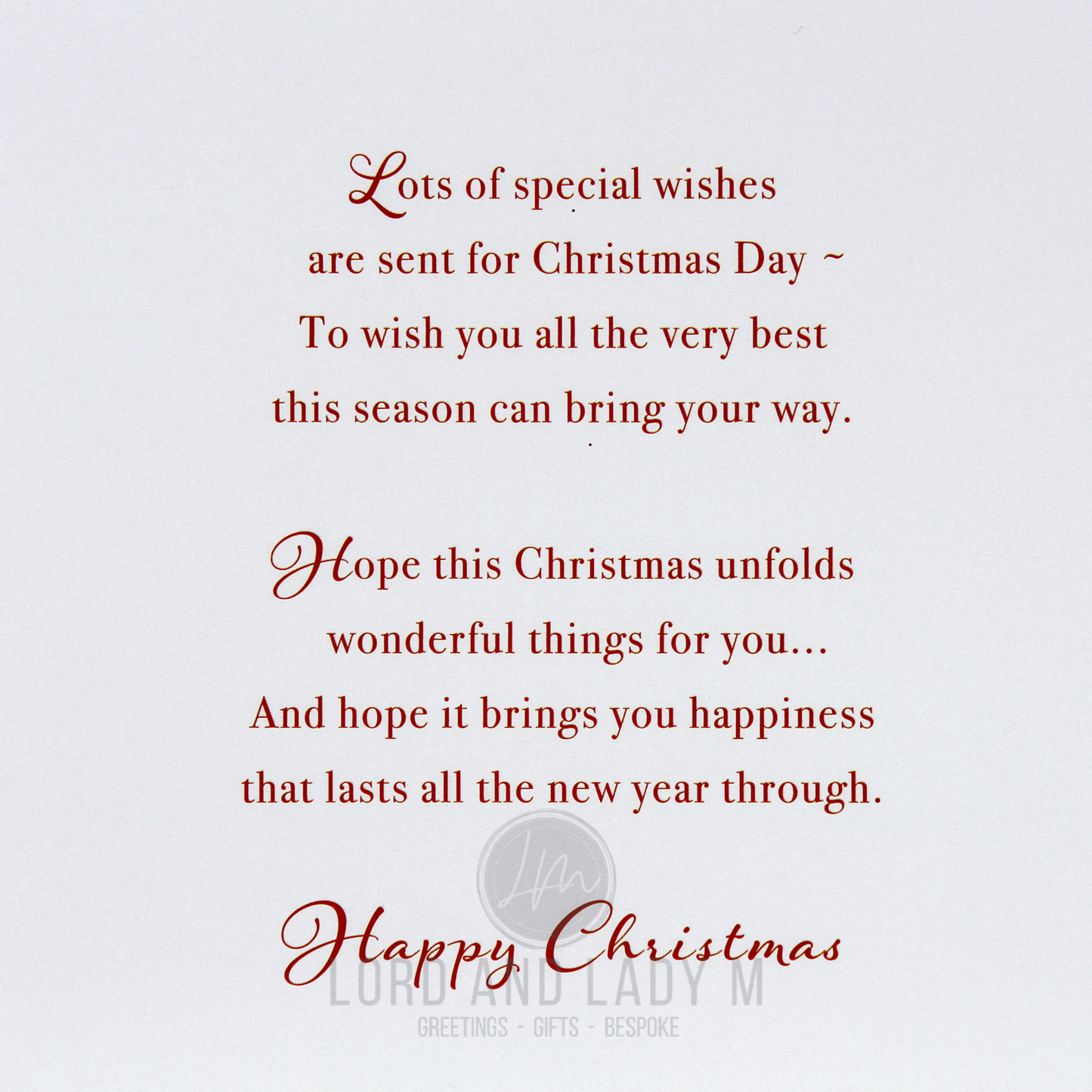 19cm - To A Special Godmother - Christmas Tree -GH