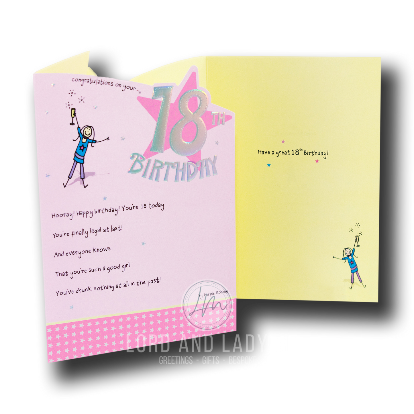 23cm - Congratulations on ... - Purple Ronnie - H