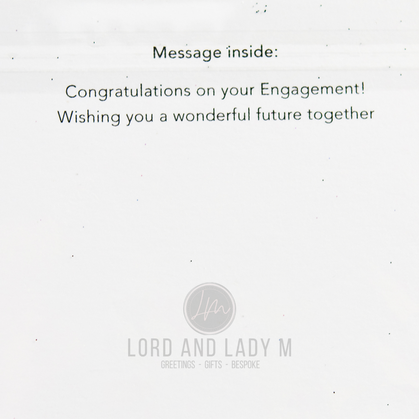 19cm - On Your Engagement
