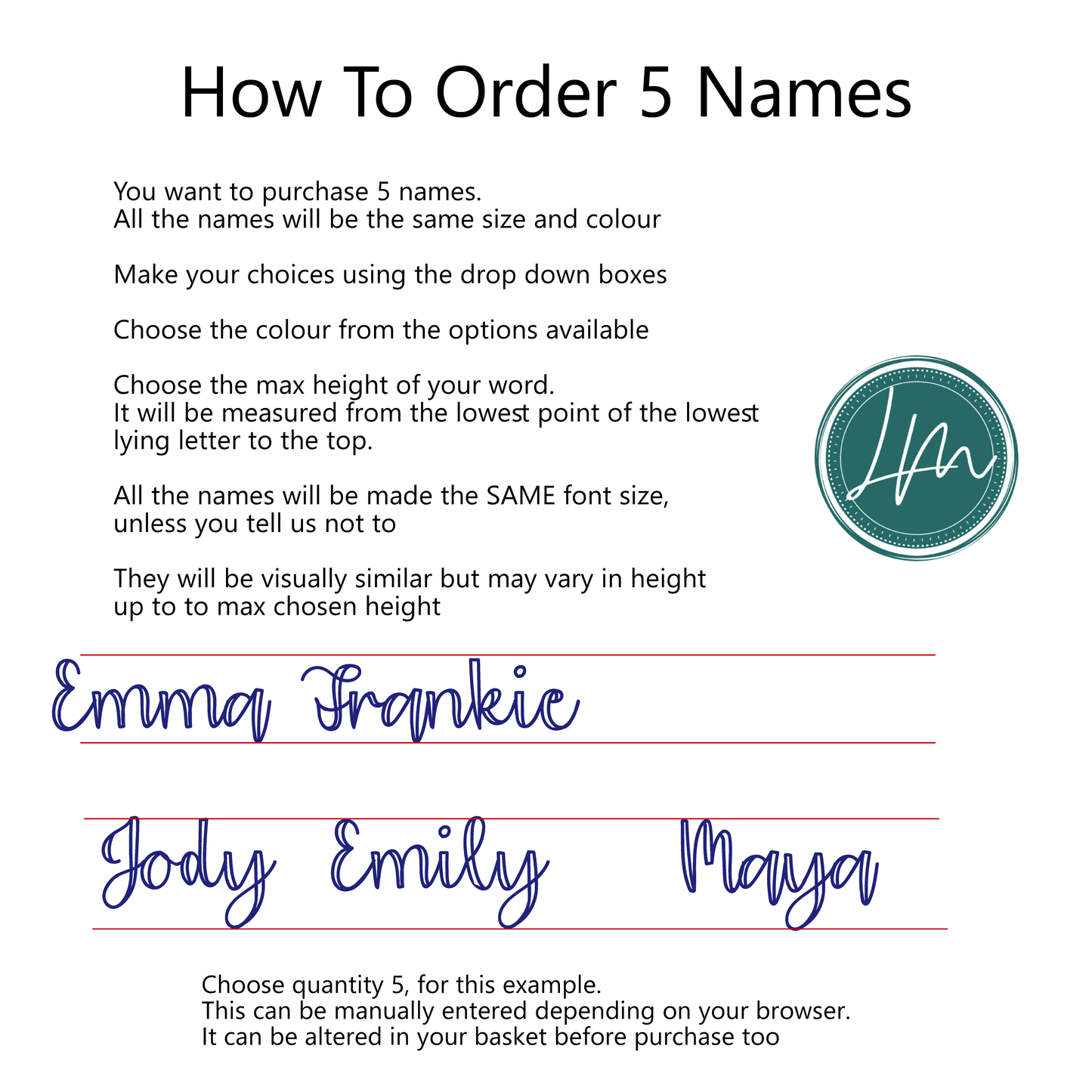 Personalised Name Vinyl Sticker