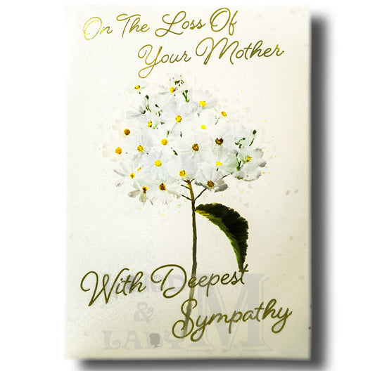 19cm - On The Loss Of Your Mother With Deepest -BG