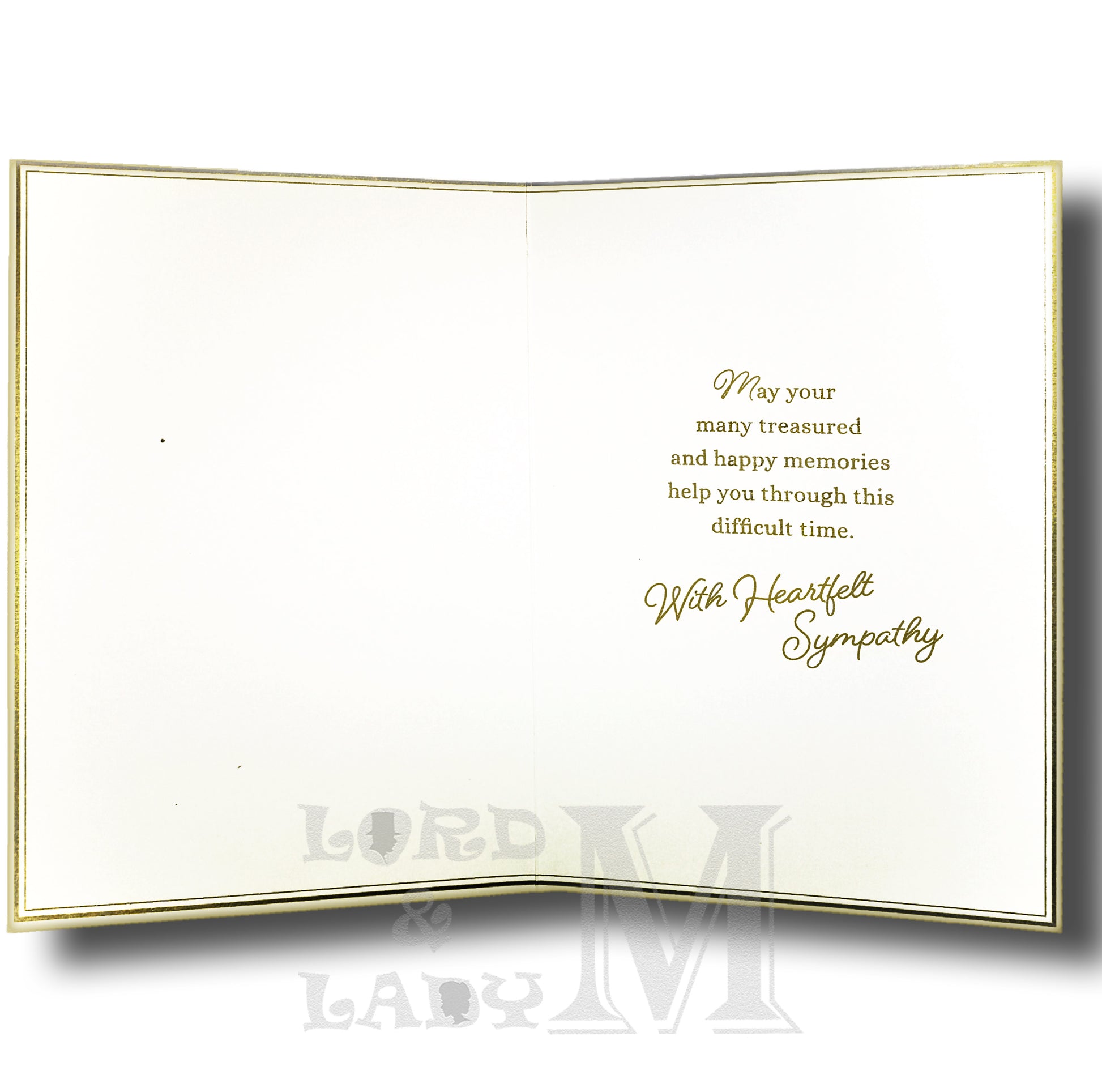 19cm - On The Loss Of Your Mother With Deepest -BG