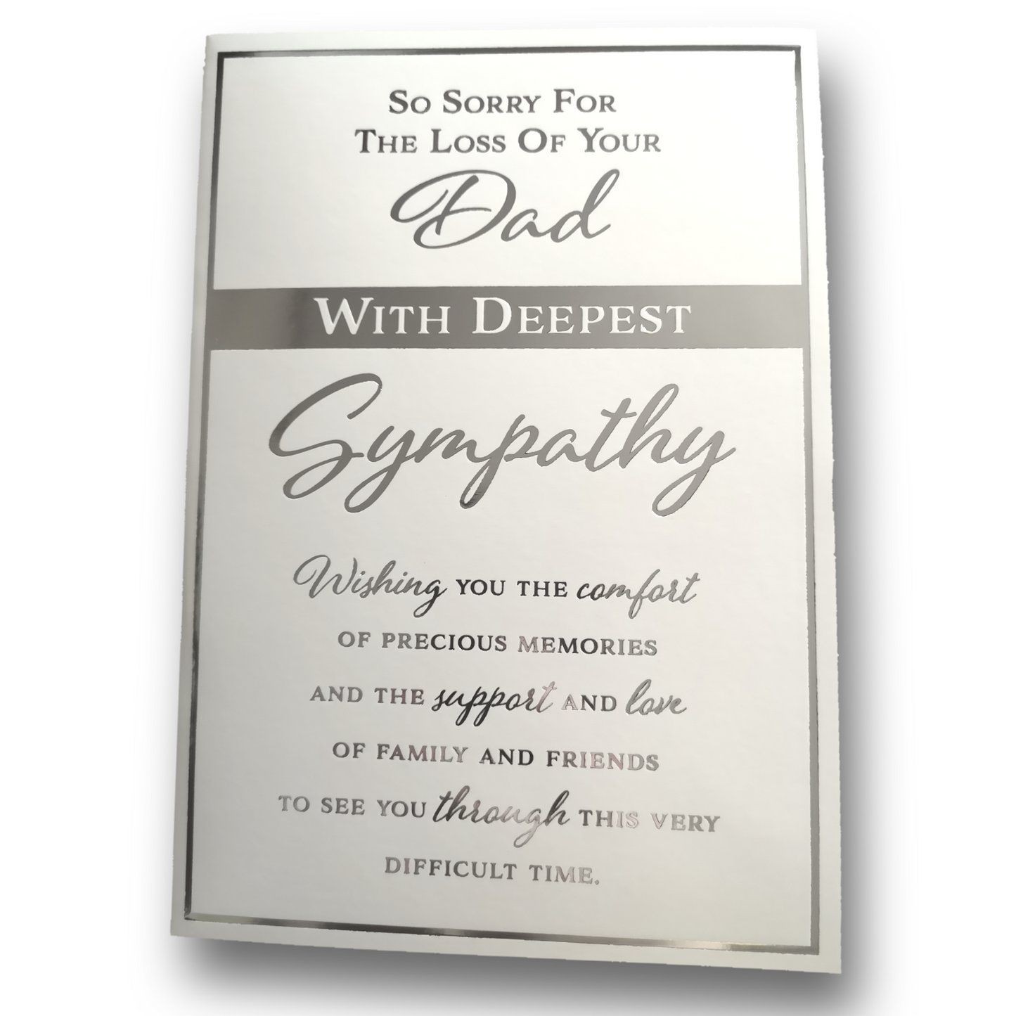 19cm - .. Loss Of Your Dad With Deepest .. - BGC