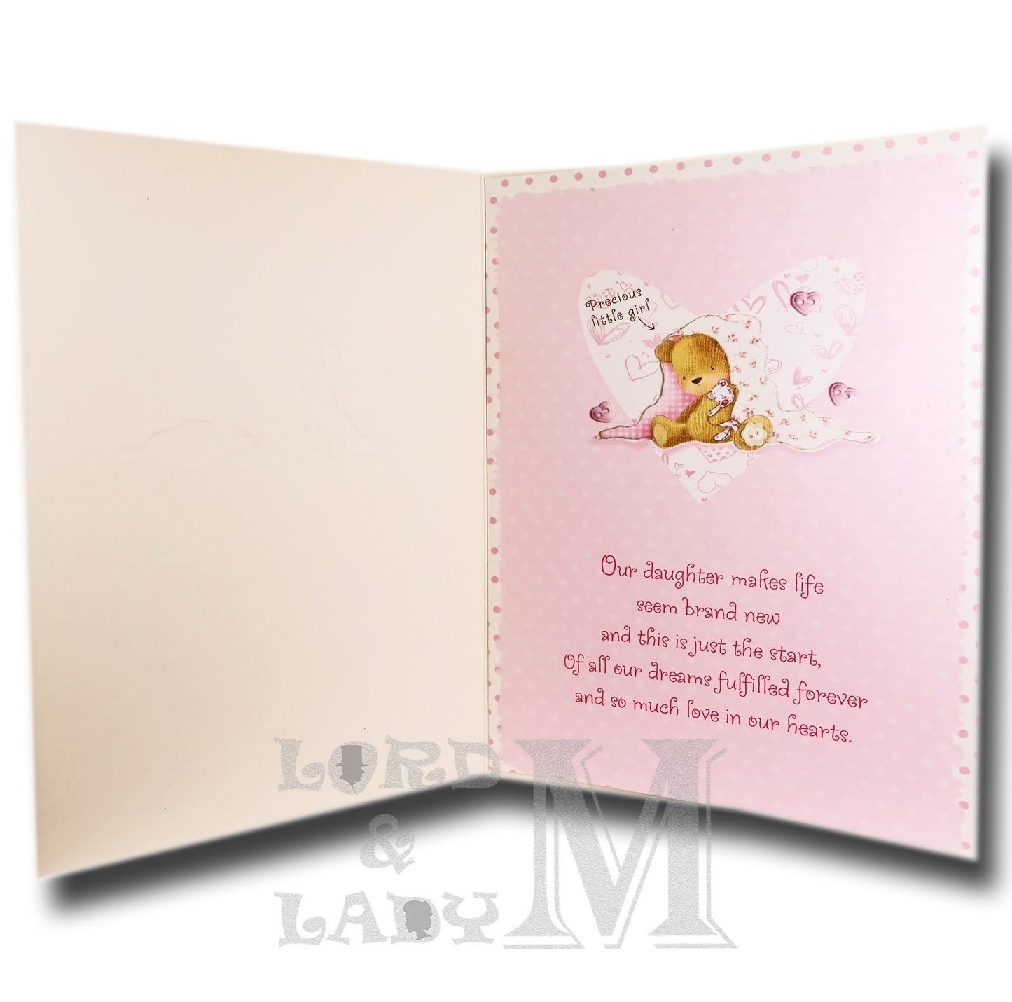 23cm - On The Birth Of Our Beautiful Daughter - P