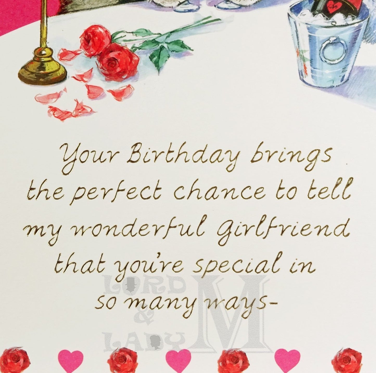 23cm - For My Girlfriend With All My Love ... - E