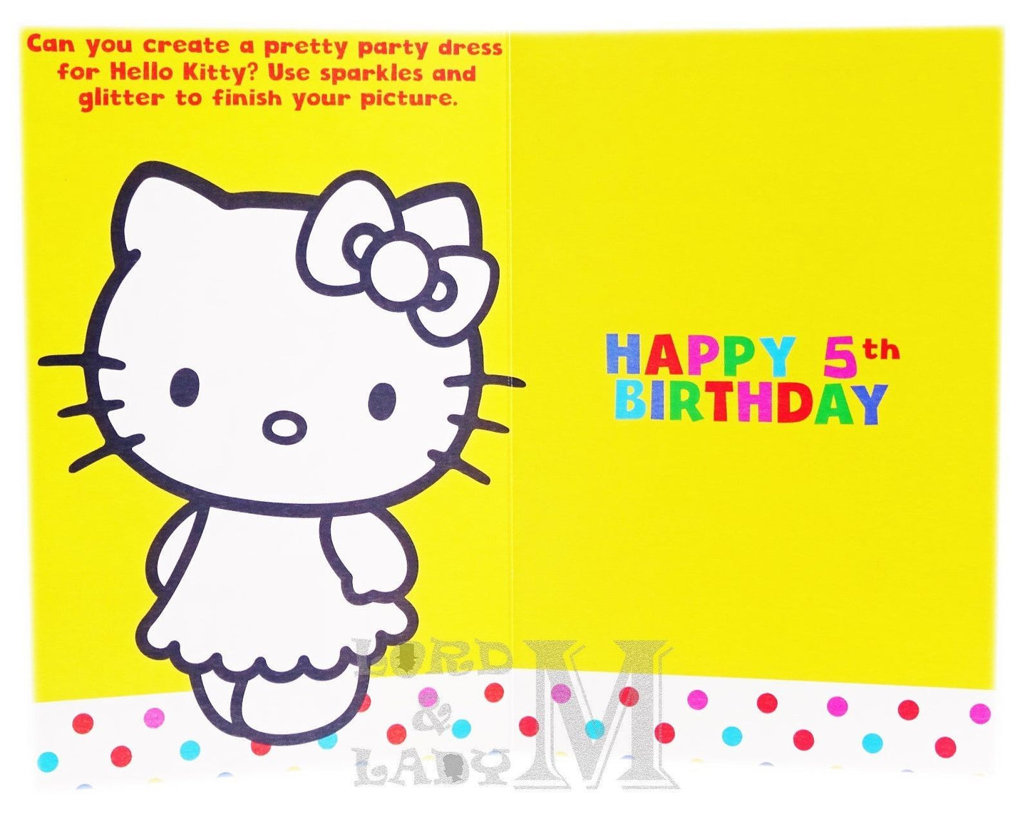 23cm - 5 Hello Kitty It's Your Birthday - BGC