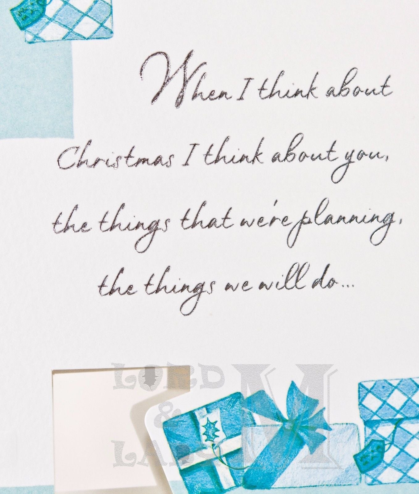 19cm - Christmas Wishes ...Lovely Wife Wishing ..