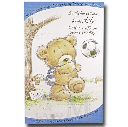27cm - Birthday Wishes Daddy - Lge Let - DGC