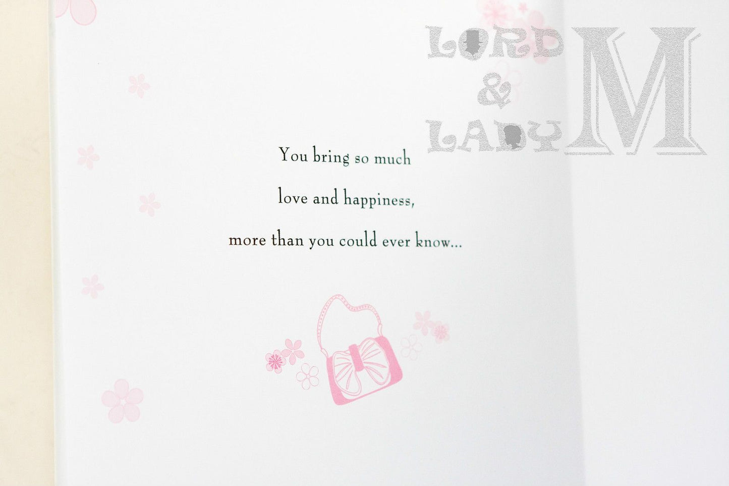 25cm - For A Lovely Daughter On Your 21st - Lge -H