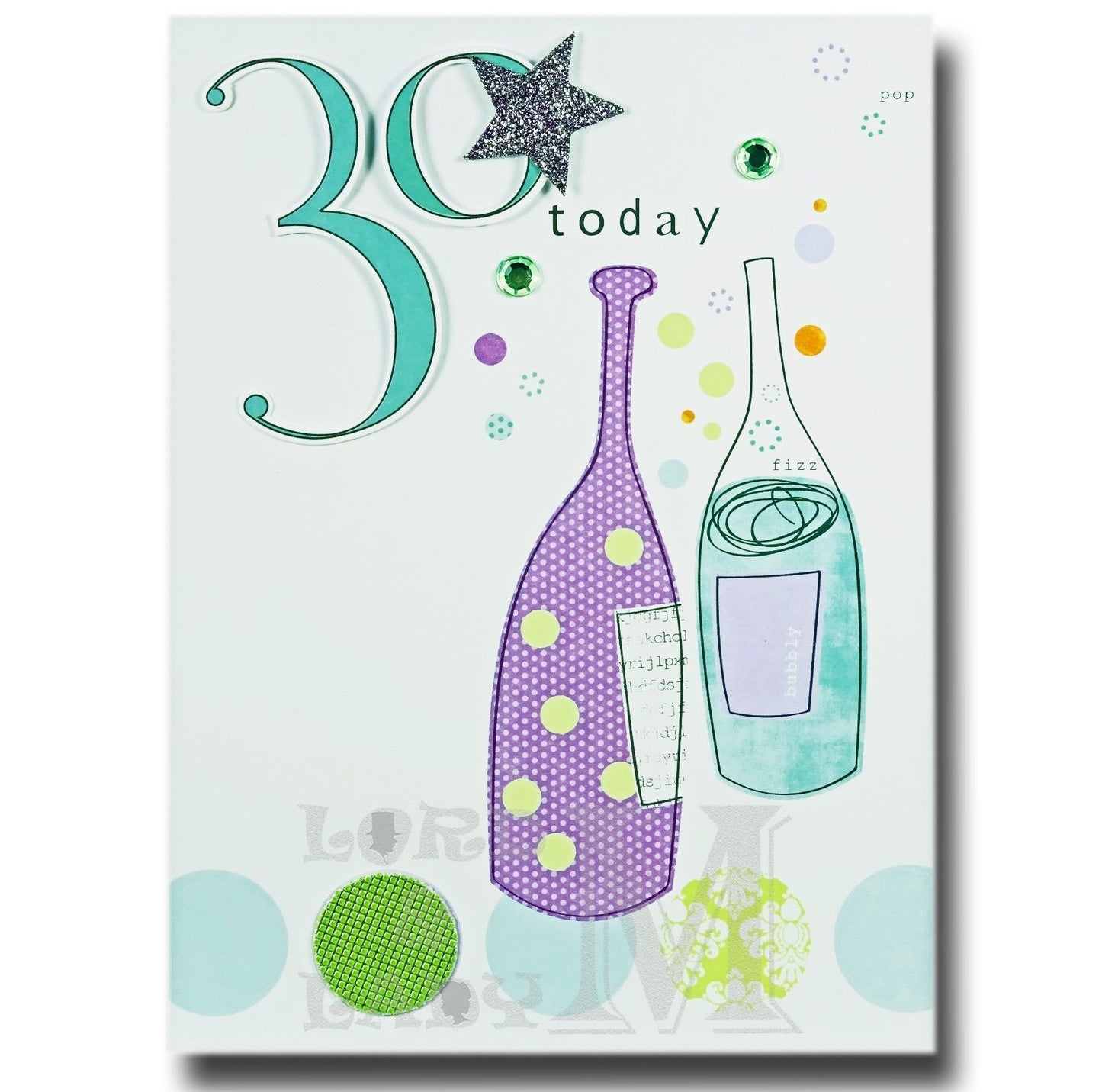 17cm - 30 Today - Bubbly - CWH