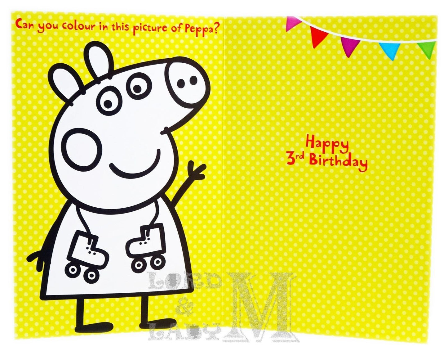 23cm - You're 3 - Peppa Pig & George - BGC
