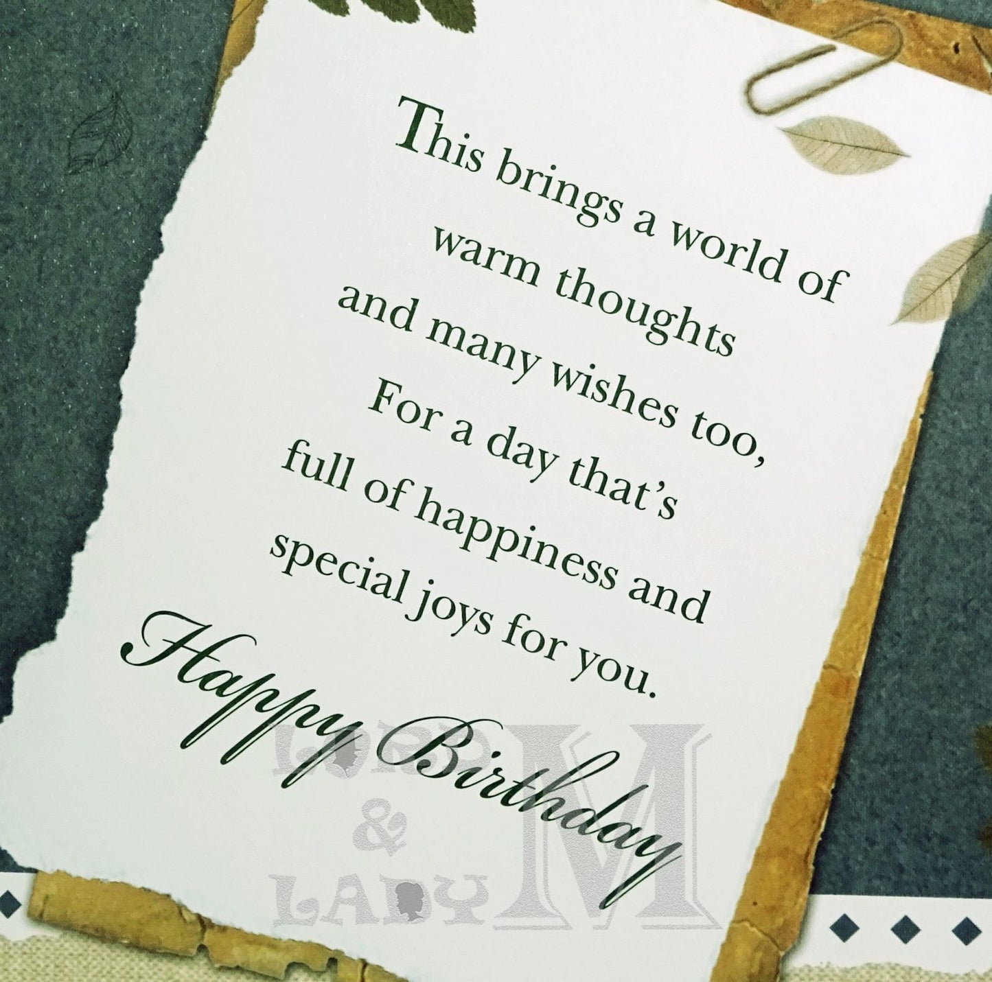 23cm - You're 50 Today Happy Birthday - P