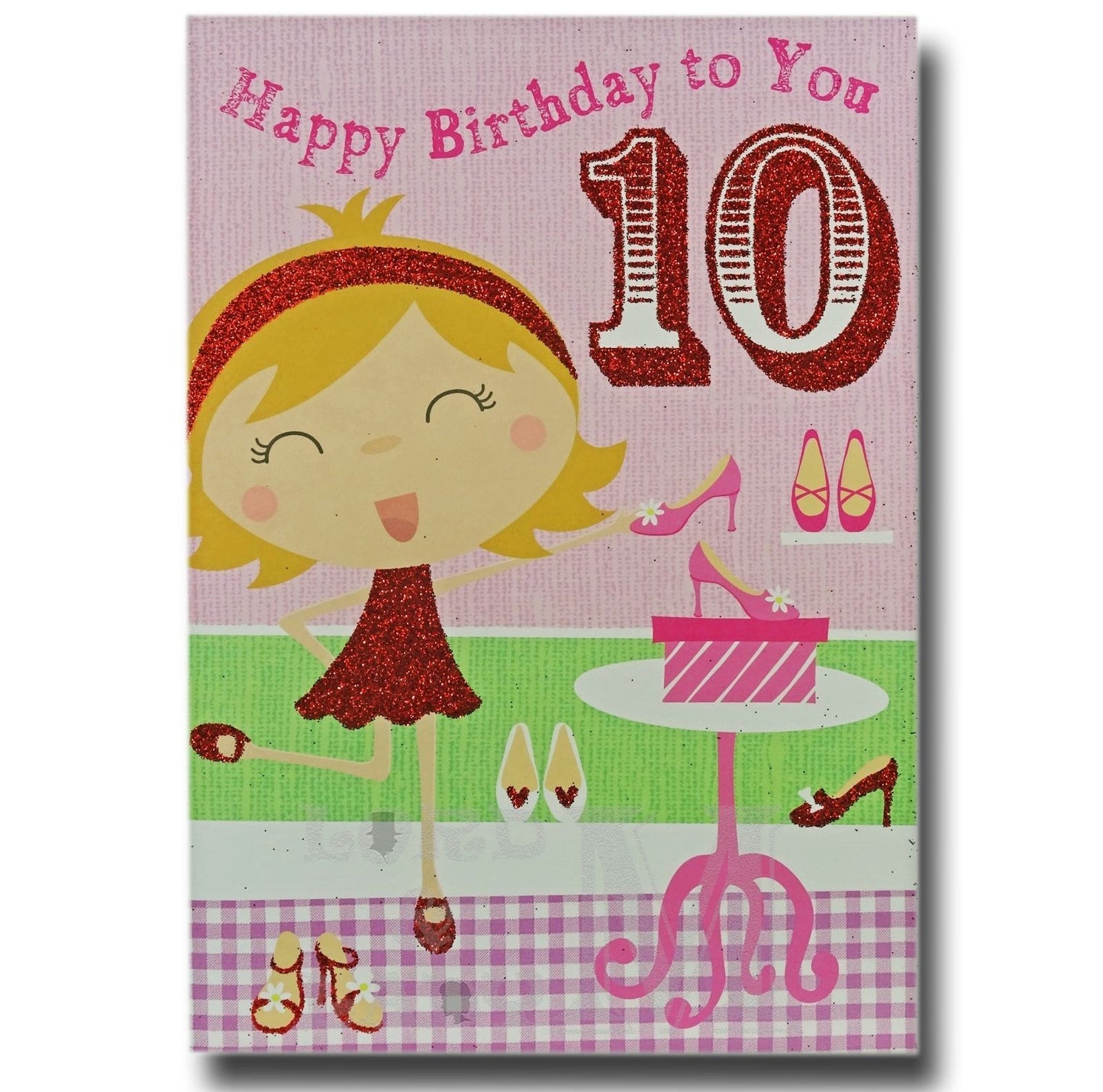 19cm - Happy Birthday To You 10 - Girl Shoes - E