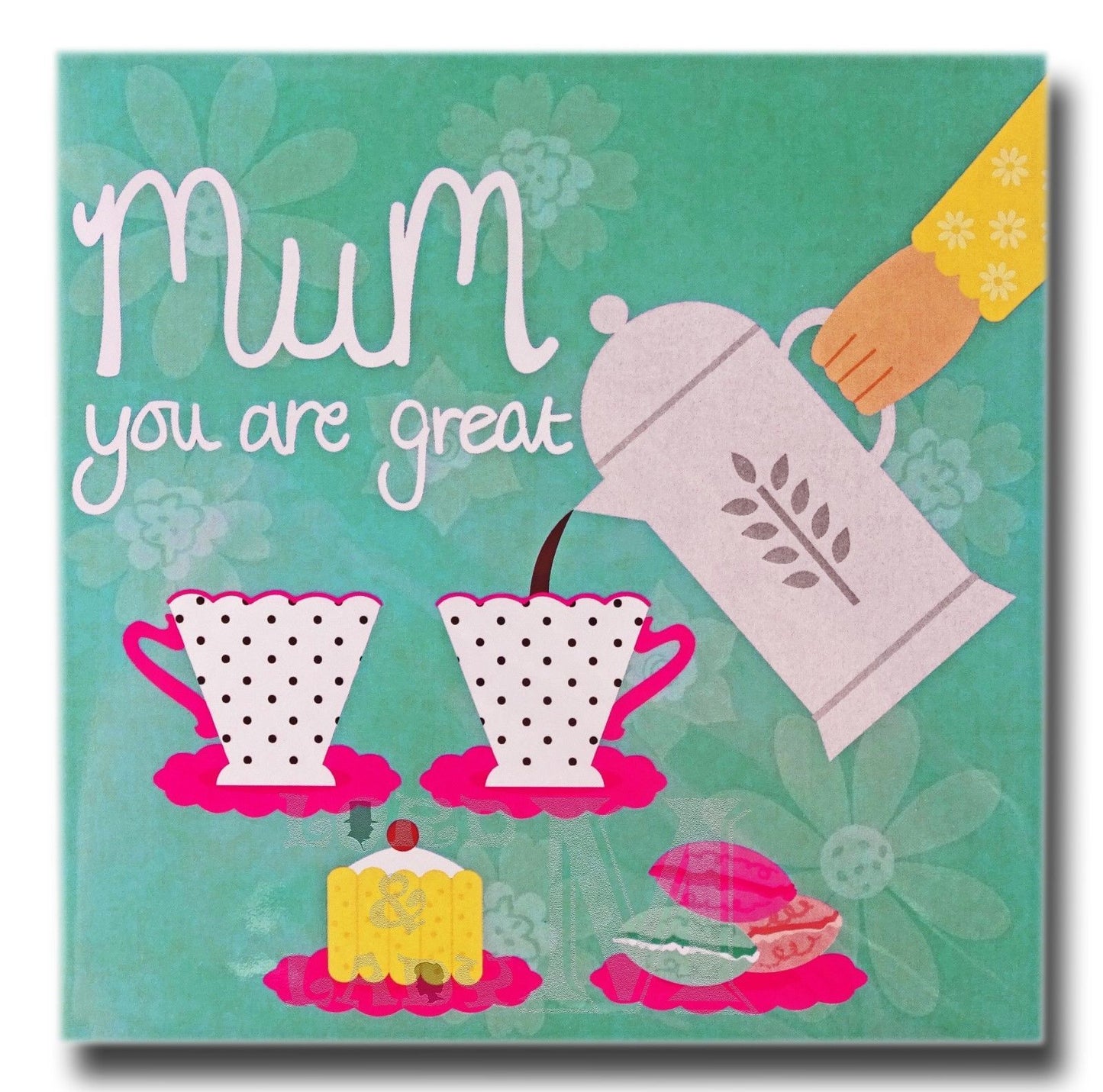 14cm - Mum You Are Great - Coffee And Cake - MML