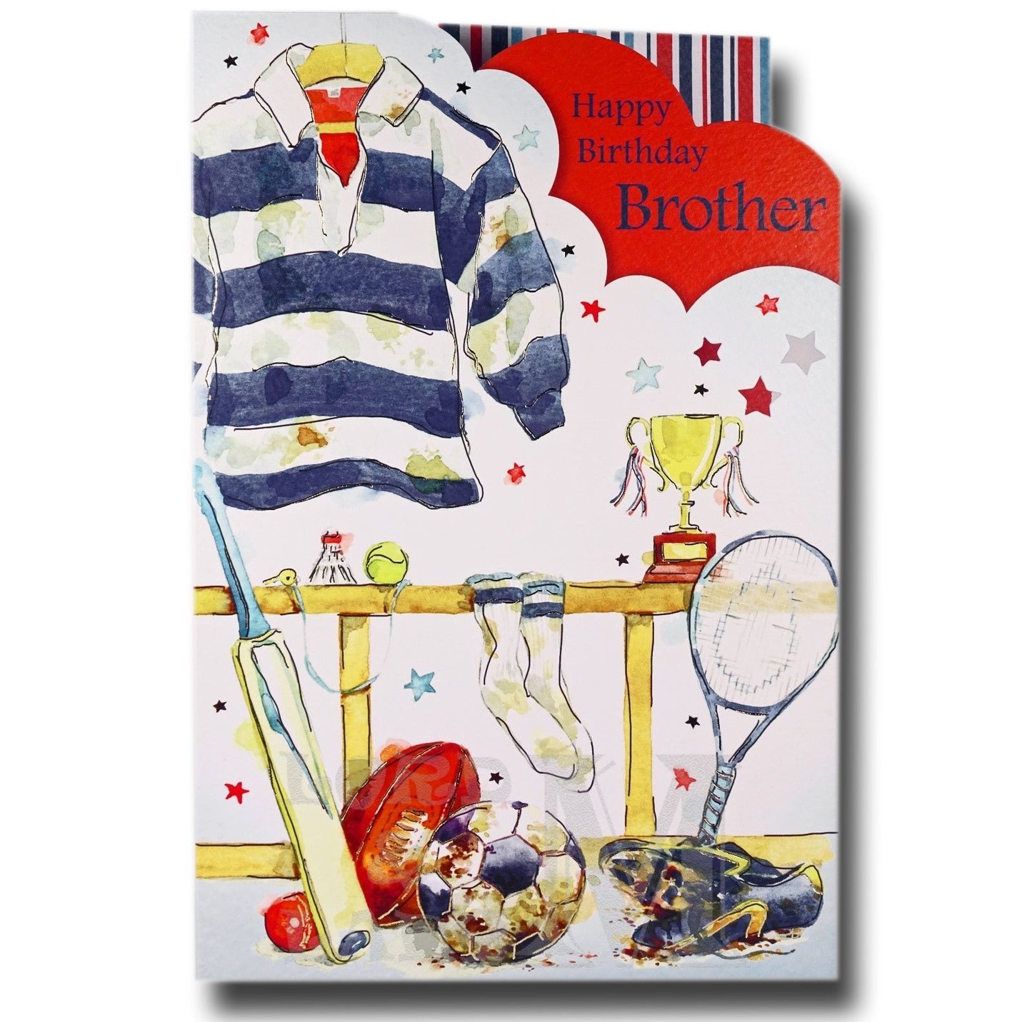 23cm - Happy Birthday Brother - Sports - P