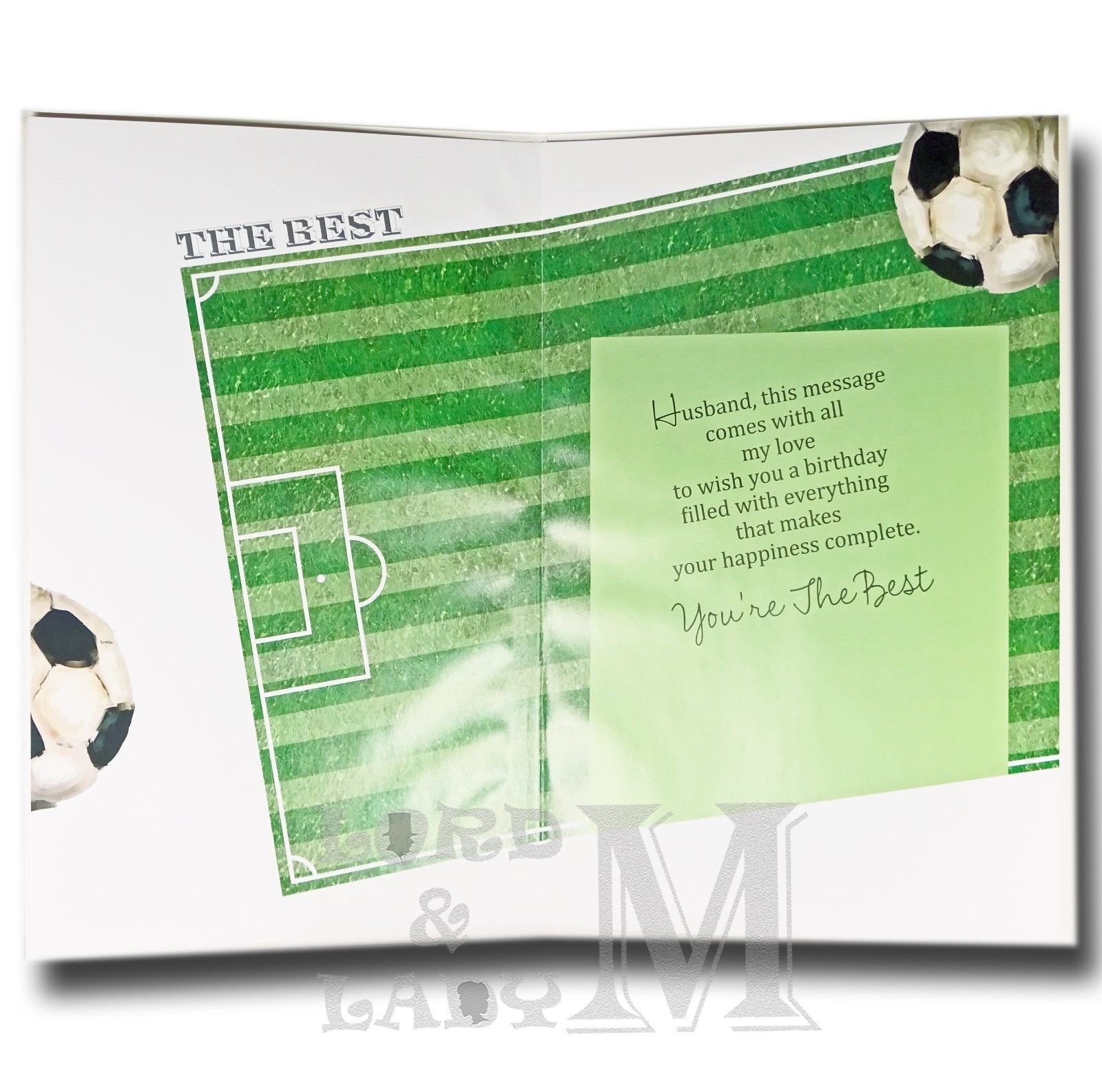 27cm - Husband - Football Cup - Lge Let - E
