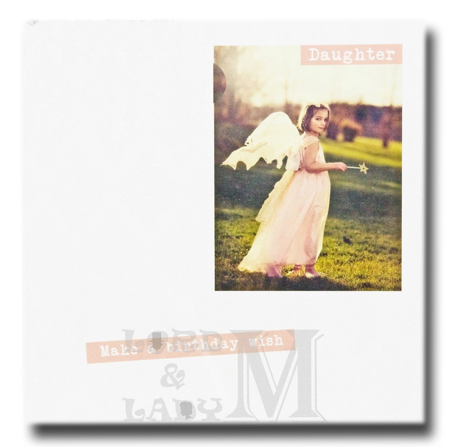 16cm - Daughter Make A Birthday Wish - H