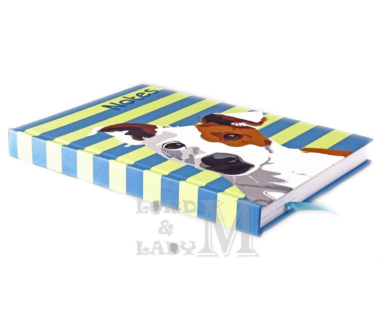 Jack Russell - Waggy Tails Chunky Hardback Notebook - Ideal Gifts - Various