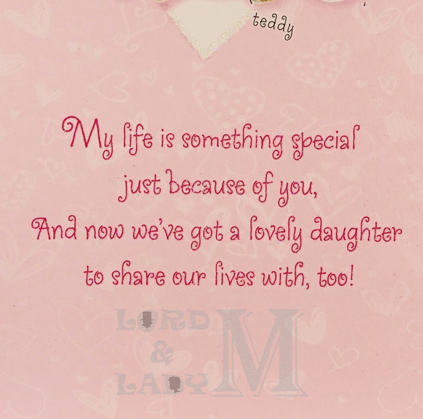 23cm - On The Birth Of Our Beautiful Daughter - P