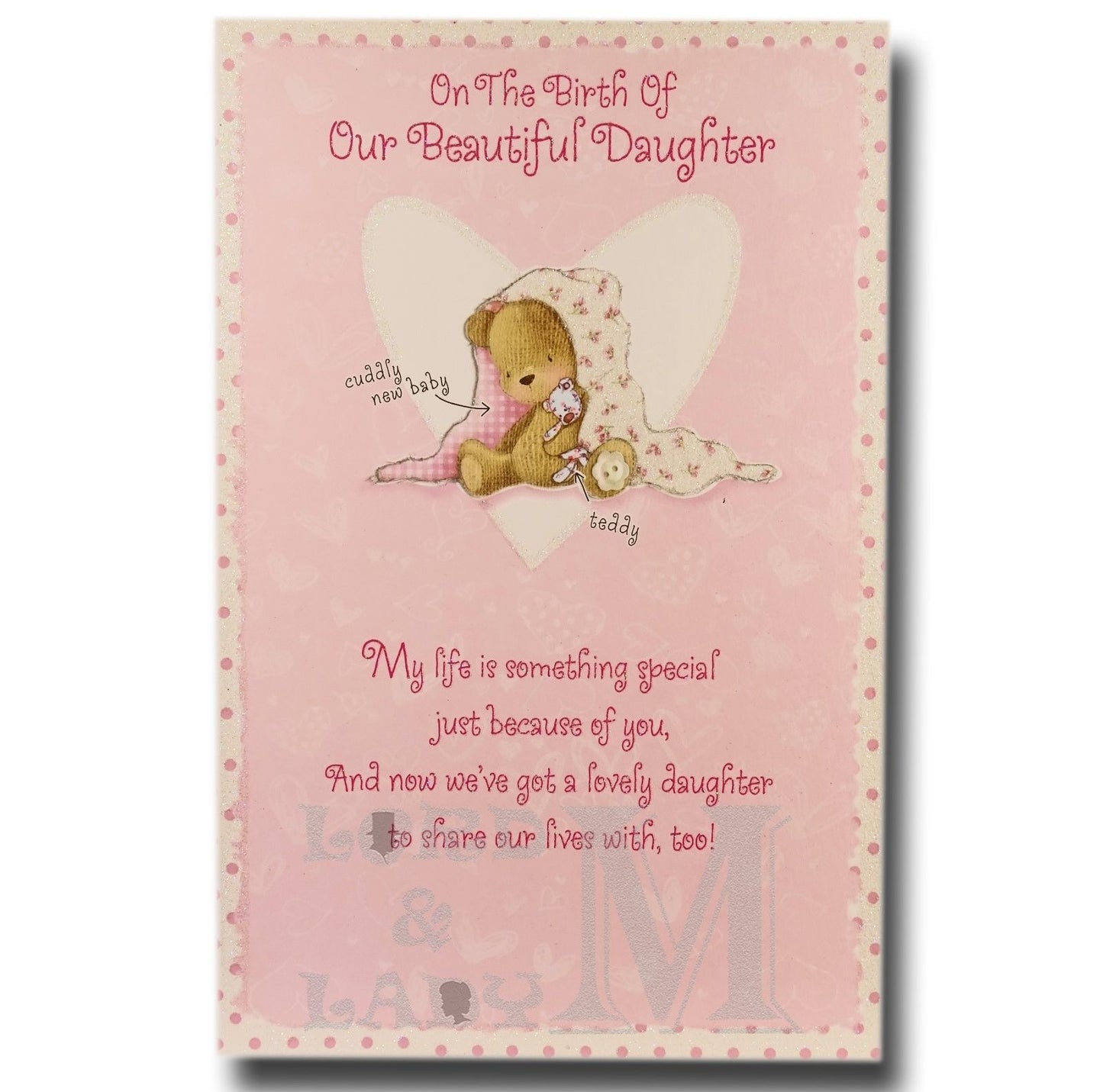23cm - On The Birth Of Our Beautiful Daughter - P