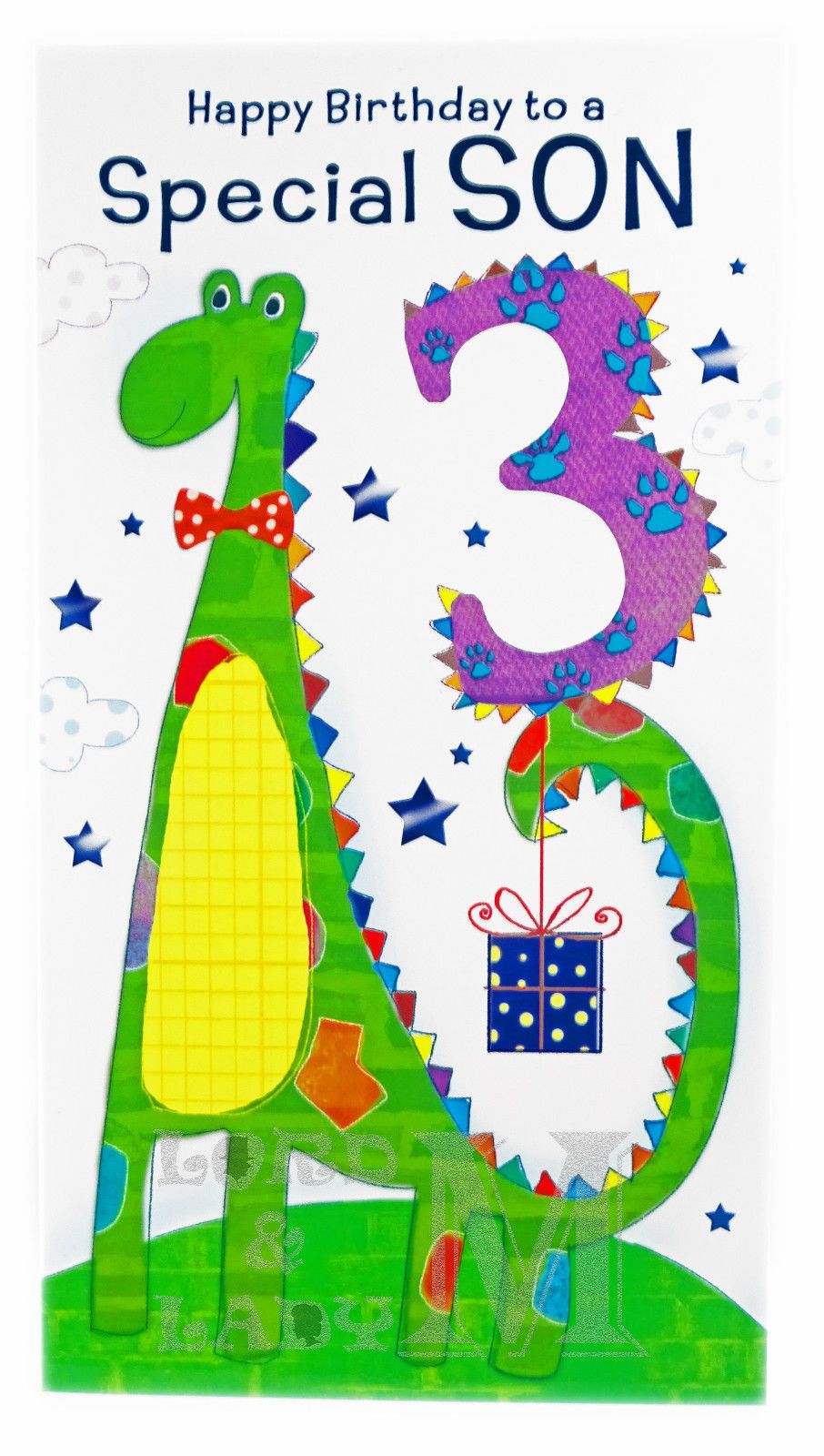 23cm - ... To A Special Son 3 - Dinosaur - GH