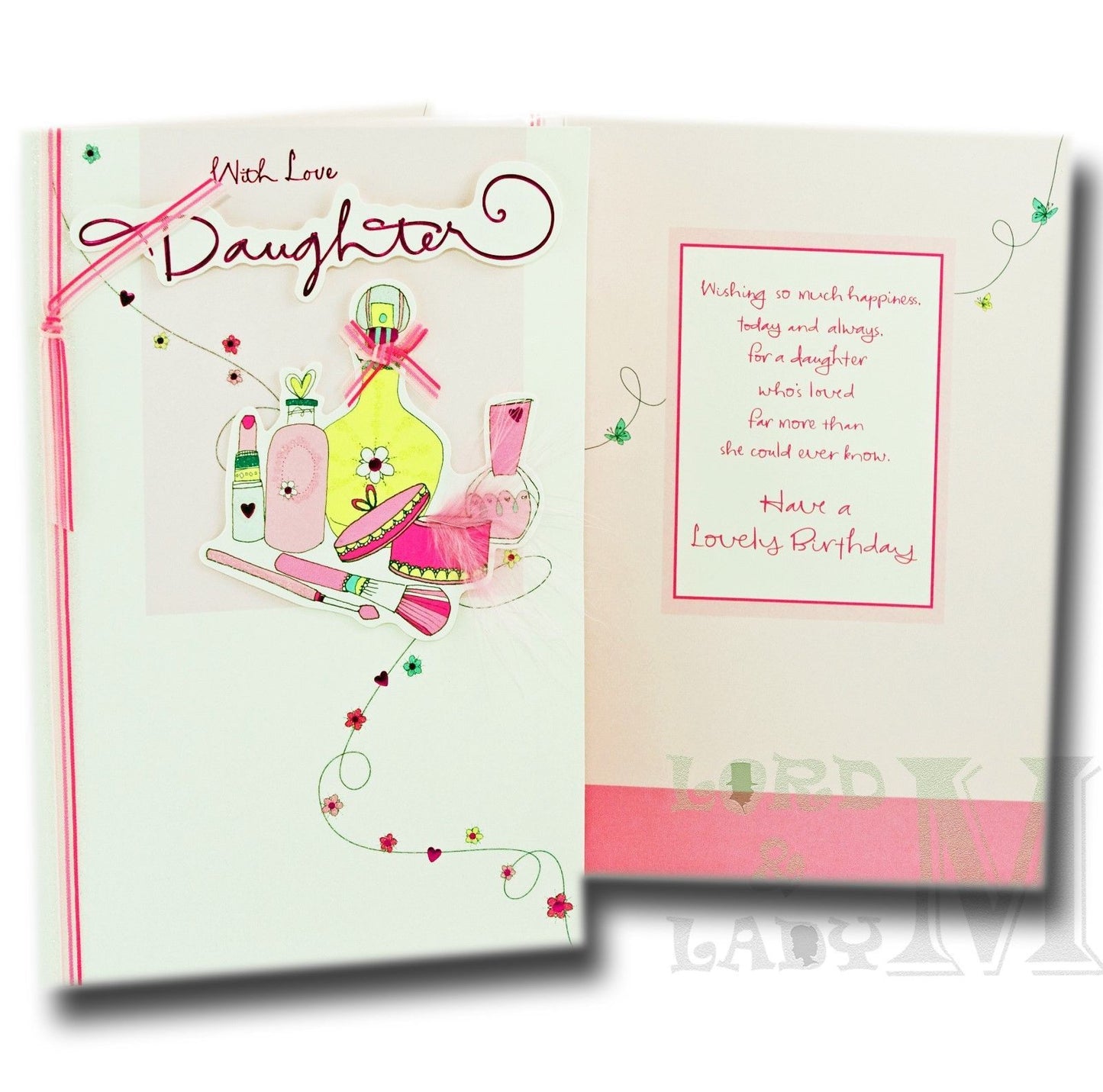 26cm - With Love Daughter - Lge Let - H
