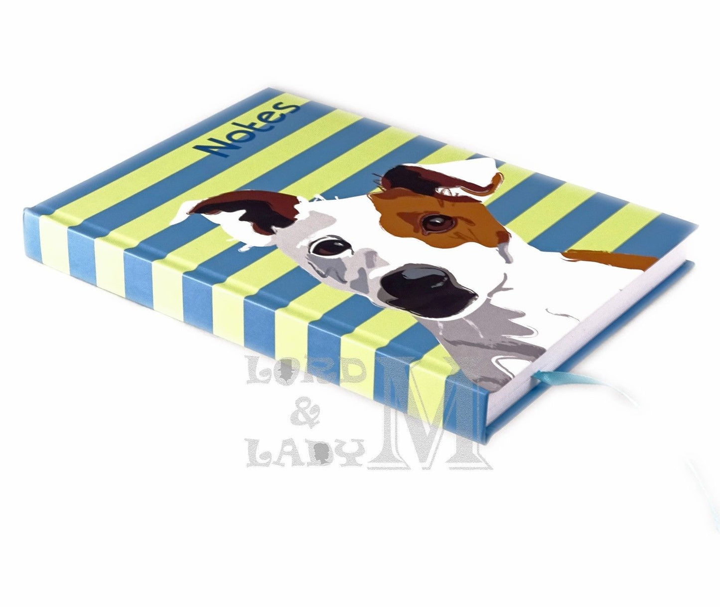 Jack Russell - Waggy Tails Chunky Hardback Notebook - Ideal Gifts - Various