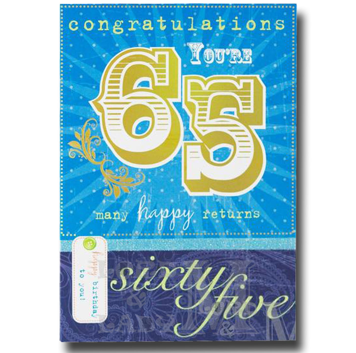 Congratulations You're 65