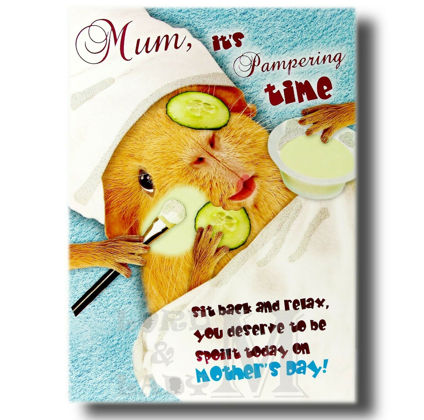 17cm - Mum, It's Pampering Time - Guinea Pig - OH
