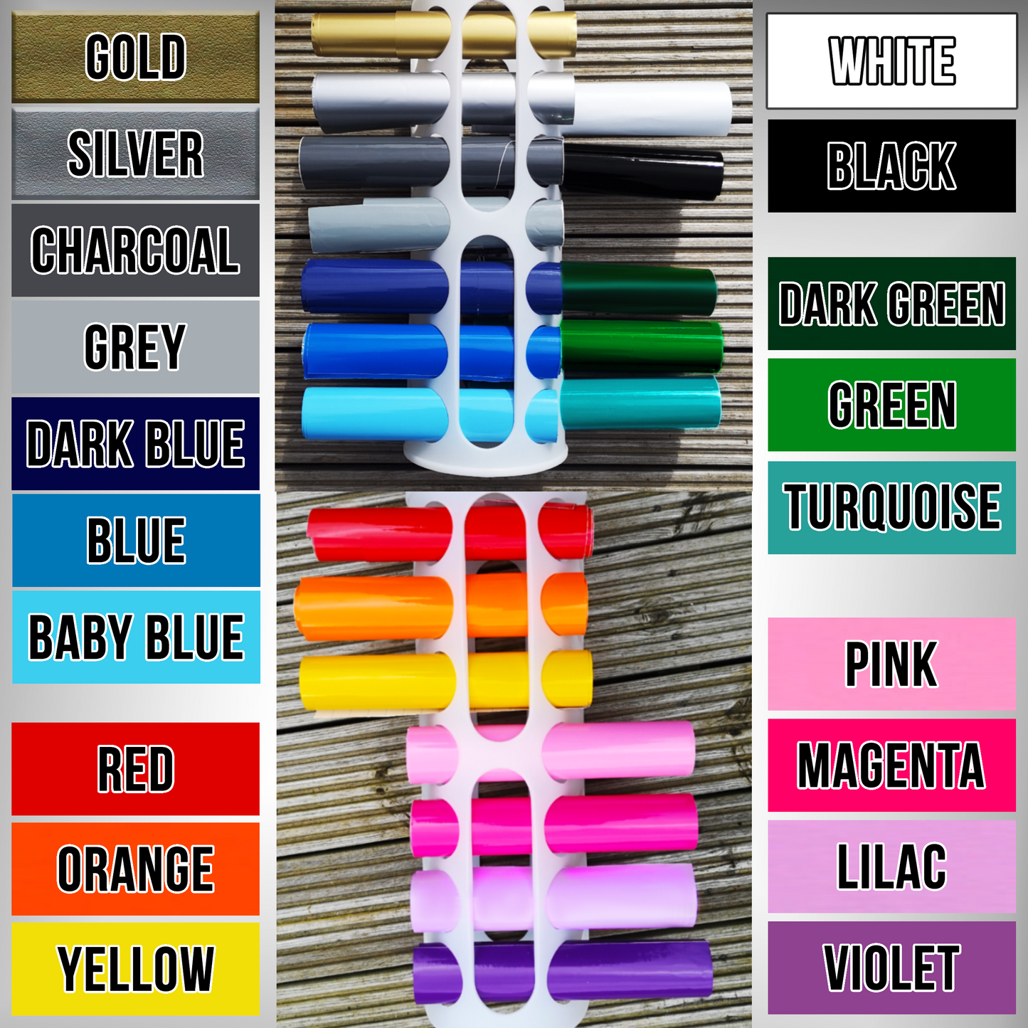 Vinyl Name Word Sticker - Heart Feature Design