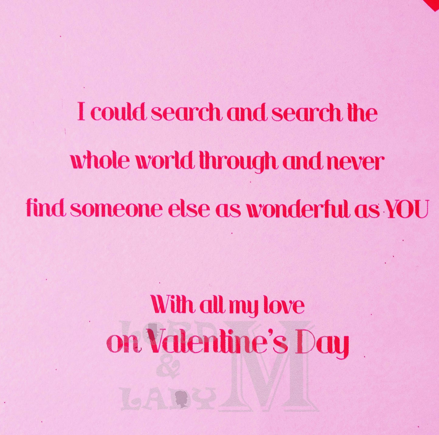 23cm - To My Gorgeous Girlfriend - P