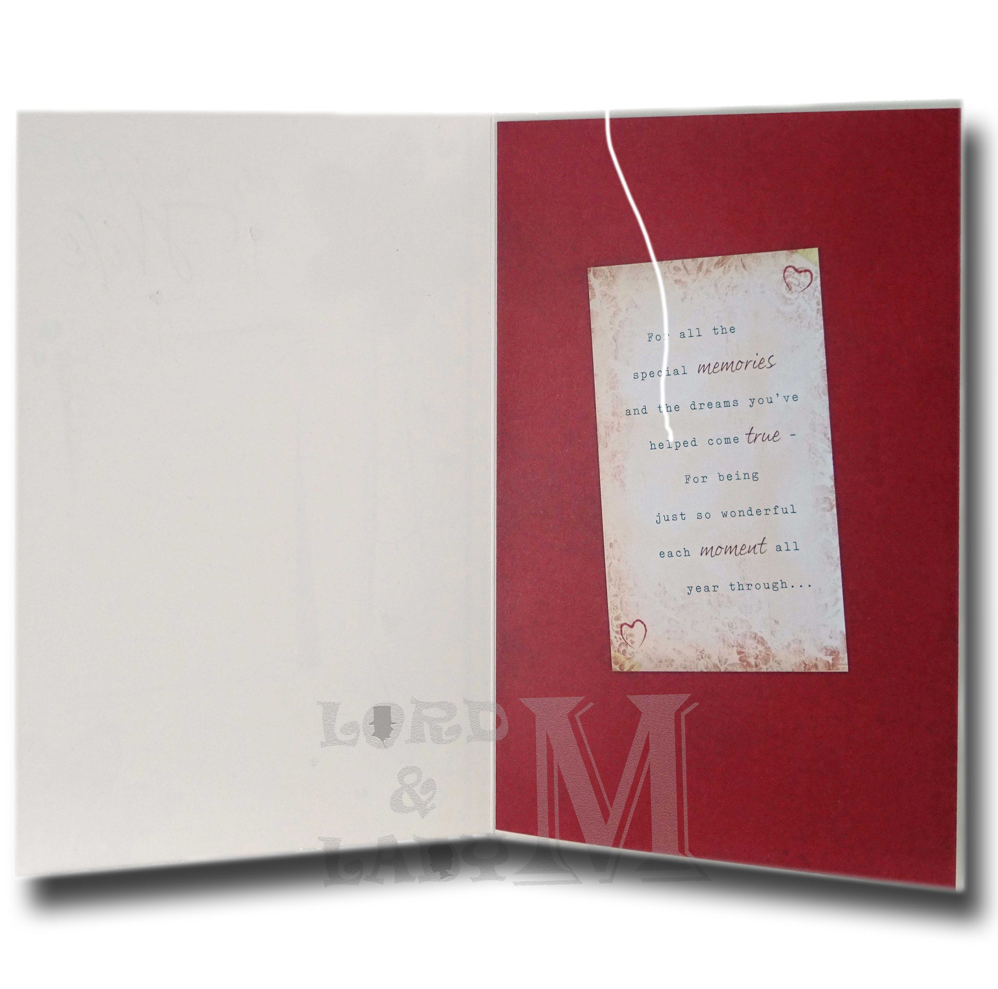 23cm - A Valentine Wish For My Wonderful Wife - GH