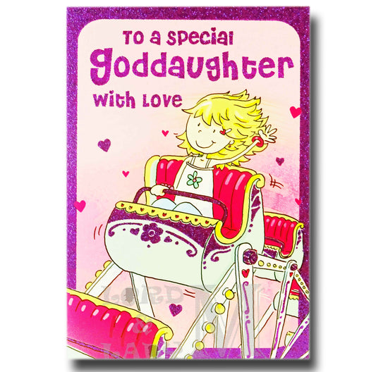 19cm - To A Special Goddaughter .. - Purple - GH