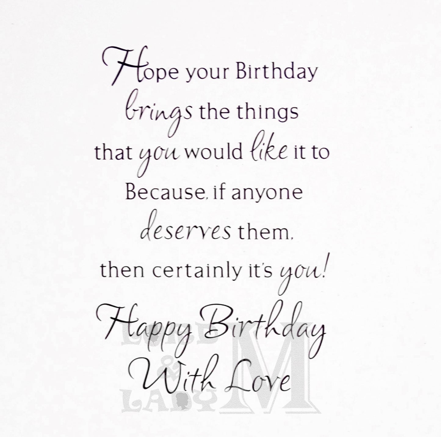 19cm - God-daughter ... Have A Wonderful Day - GH