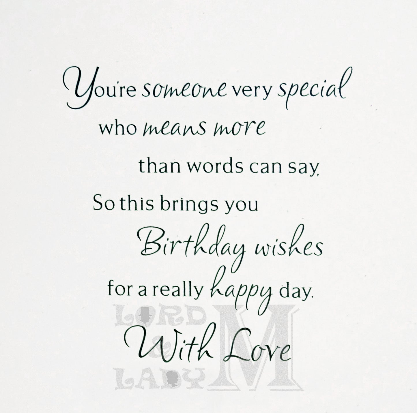 19cm - God-daughter ... Have A Fabulous Day - GH