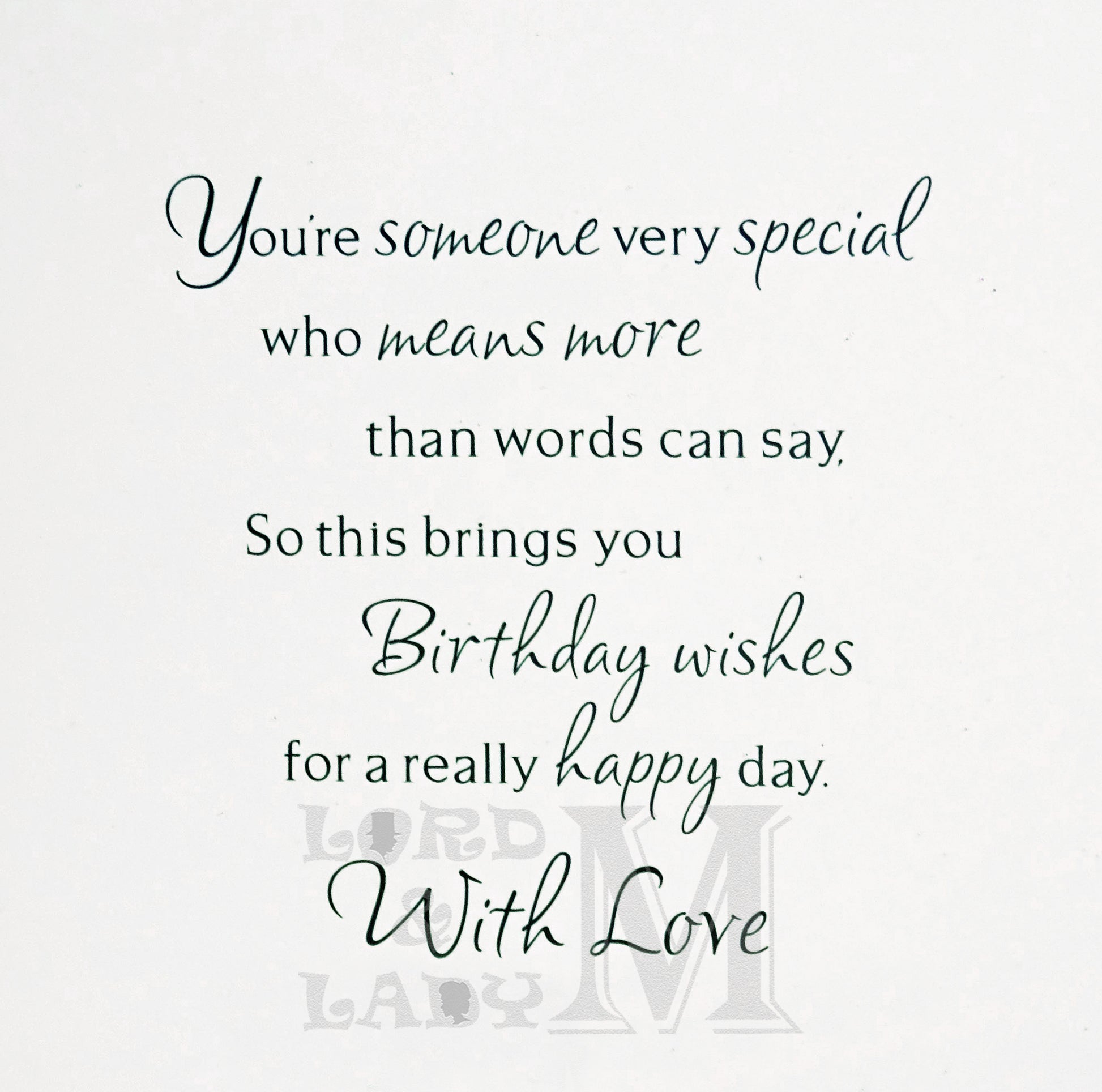 19cm - God-daughter ... Have A Fabulous Day - GH