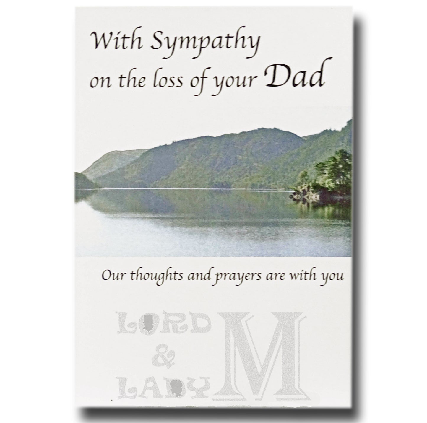 17cm - With Sympathy On The Loss Of Your Dad