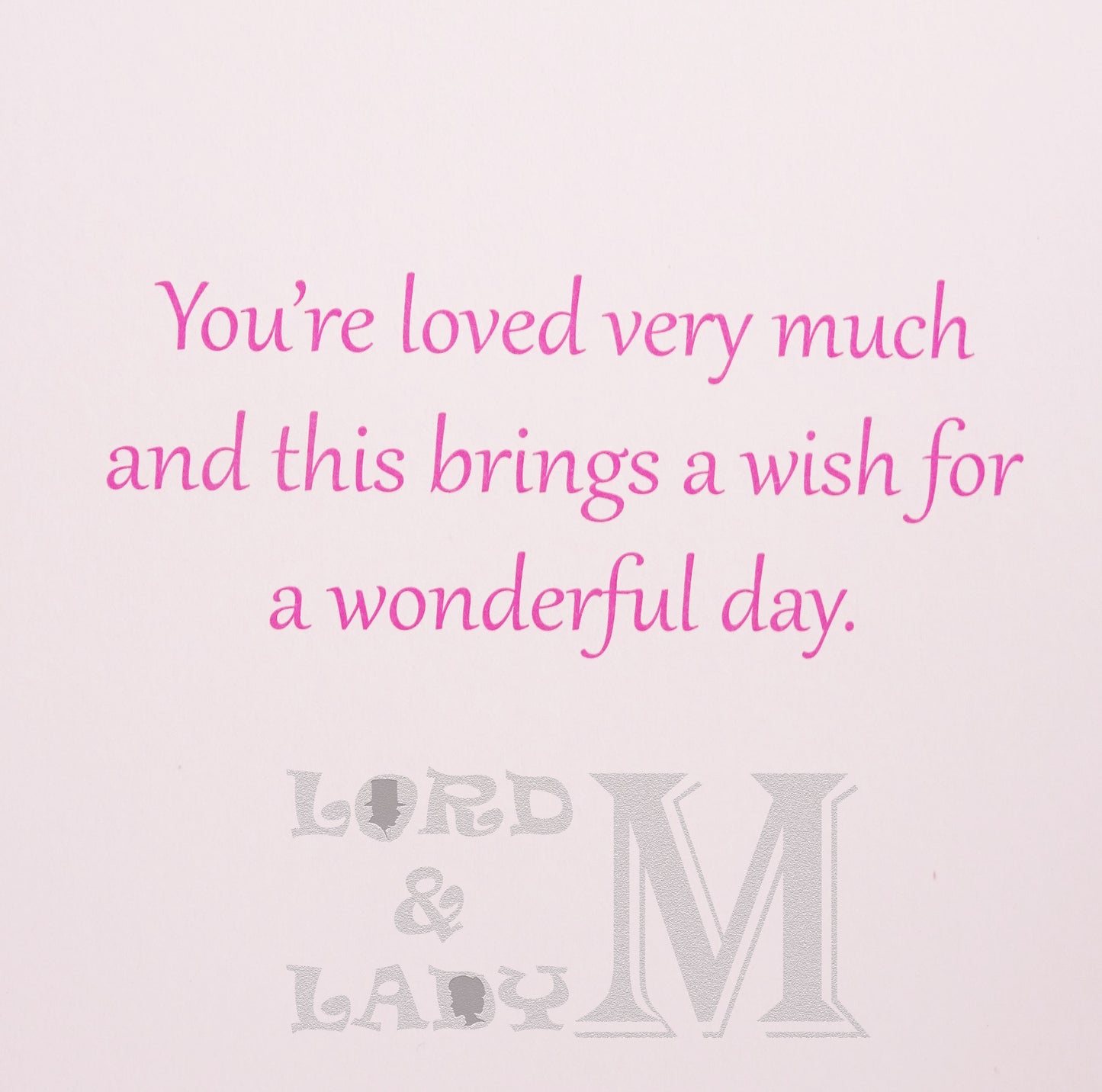 25cm - With Love Mummy - Large Letter - GH