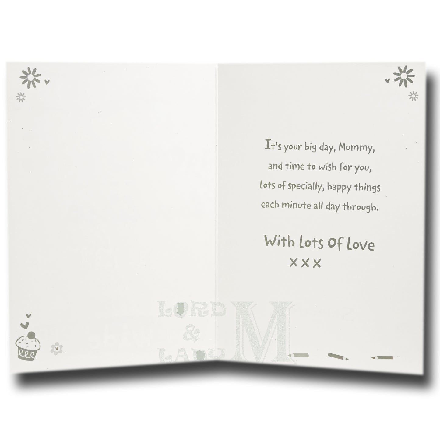 19cm - Blue - To The Loveliest Mummy - GH